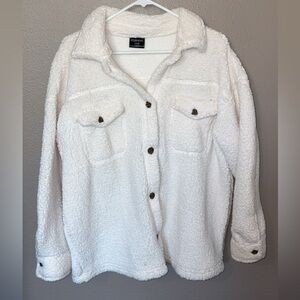 32 Degrees Cream Teddy Jacket